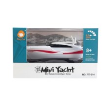KUMANDALI MİNİ TEKNE / RC KIRMIZI BEYAZ SÜRAT TEKNESİ 