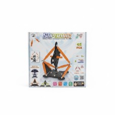 SUPERMAG 45 PARÇA MANYETİK YAPI VE STEM EĞİTİM SETİ