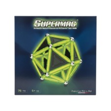 SUPERMAG 75 PARÇA FOSFORLU MANYETİK YAPI VE GEOMETRİ OYUNCAĞI- STEM SET