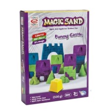 MAGIC SAND KALE KALIPLI KİNETİK KUM OYUN SETİ/ 500 GR KUM SETİ