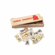 AHŞAP HAYVANCIK DOMİNO OYUNU - 28 PARÇA EĞİTİCİ DOMİNO