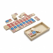 Ahşap Trafik İşaretleri Domino Oyunu