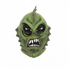 Cadılar Bayramı Korkunç Yeşil Uzaylı Maskesi – Gerçekçi 3D Alien Halloween Kostüm Maskesi