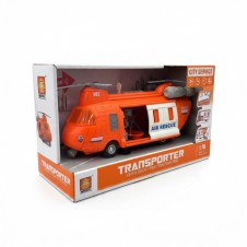 1:16 Ölçekli Işıklı ve Sesli Oyuncak Kurtarma Helikopteri Taşıyıcı Araç