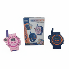 PEMBE MAVİ KOL SAATİ WALKIE TALKIE SETİ