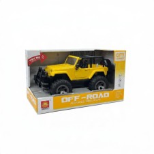 Işıklı ve Sesli 1:16 Off Road Arazi Jeep Oyuncak Araba – Sarı