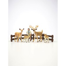 ARAŞTIRMACI VE GEYİK AİLESİ FİGÜRLERİ OYUN SETİ