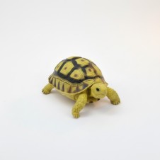 SARI KARA KAPLUMBAĞASI FİGÜRÜ - DOĞA TEMALI HAYVAN FİGÜR OYUNCAK