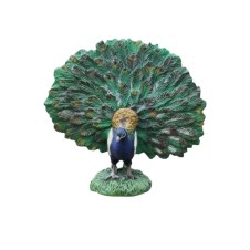 TAVUS KUŞU FİGÜRÜ-DOĞA TEMALI MODEL HAYVAN OYUNCAK