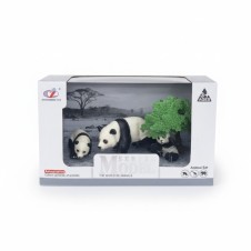 PANDA AİLESİ FİGÜR SETİ- HAYVAN MODEL OYUNCAK