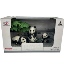 PANDA AİLESİ FİGÜR SETİ- HAYVAN MODEL OYUNCAK