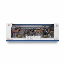 BAKICI VE AT AİLESİ FİGÜRLERİ- MODEL HAYVAN OYUNCAK