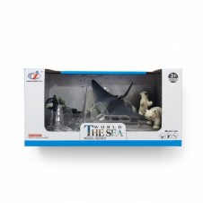 ARAŞTIRMACI DALGIÇ -VATOZ VE KUTUP HAYVANLARI FİGÜR SETİ / MODEL HAYVAN OYUNCAK 